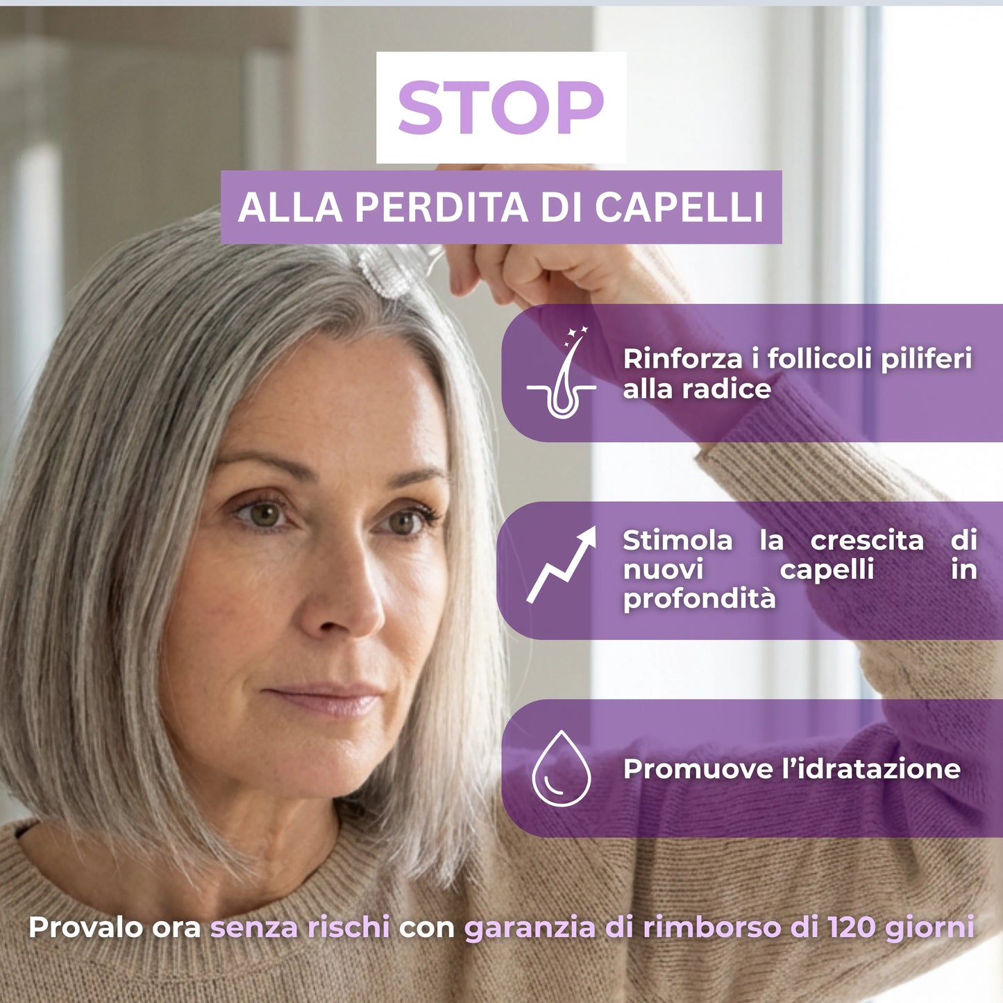 CURENSE - Sistema di micro-infusione per la ricrescita dei capelli