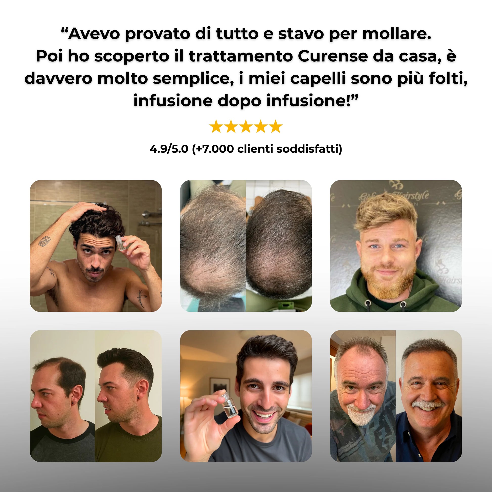 testimonianze ricrescita capelli