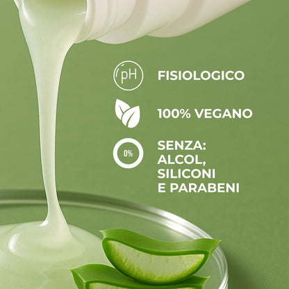 Pre Trattamento pH Fisiologico e Aloe Vera Delicata